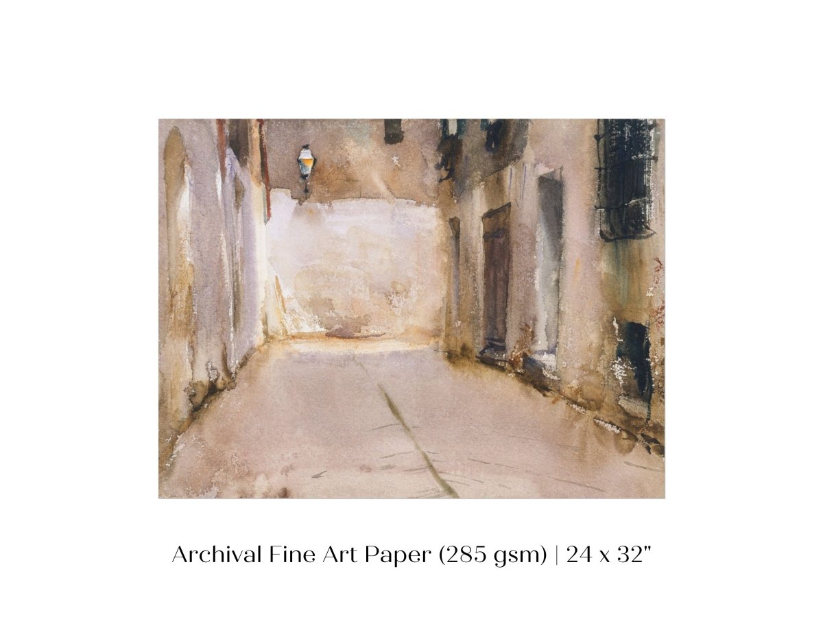Venice Courtyard | P317 - Single Art Prints - Piccolo Fiore Prints