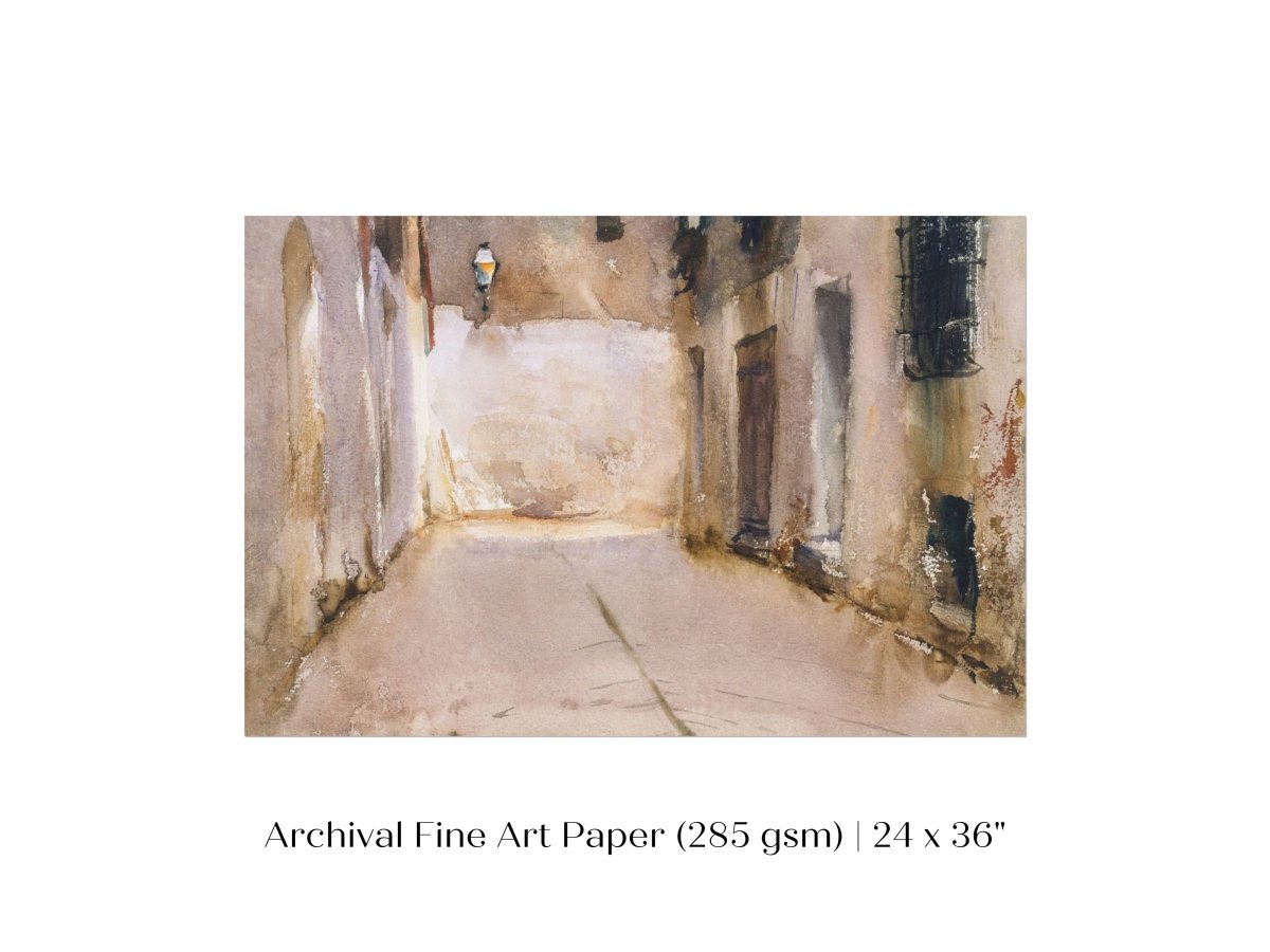 Venice Courtyard | P317 - Single Art Prints - Piccolo Fiore Prints