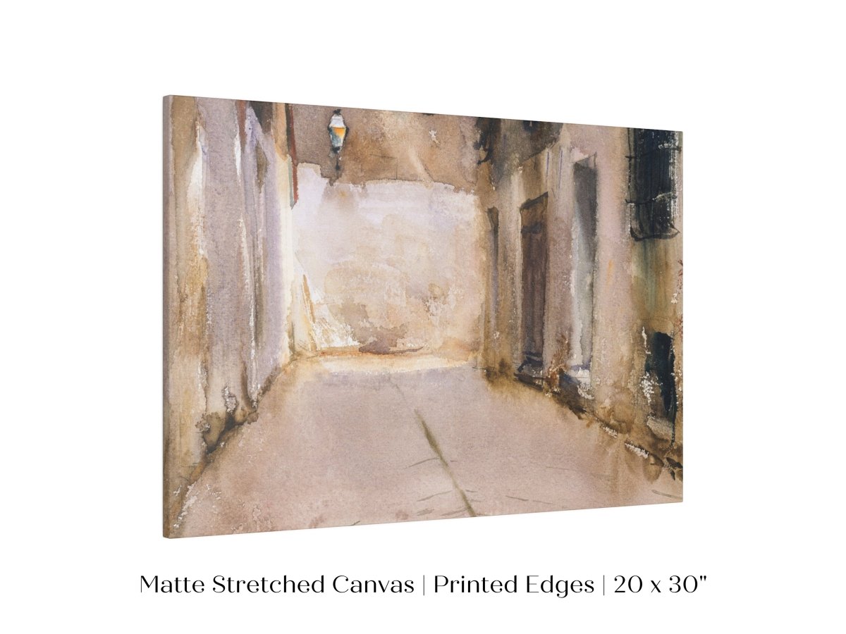 Venice Courtyard | P317 - Single Art Prints - Piccolo Fiore Prints