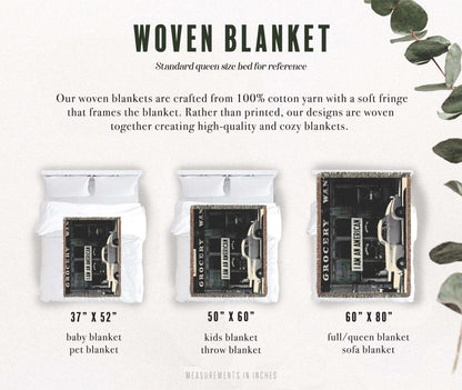 Vintage Americana | Woven Blanket - Woven Blanket - Piccolo Fiore Prints