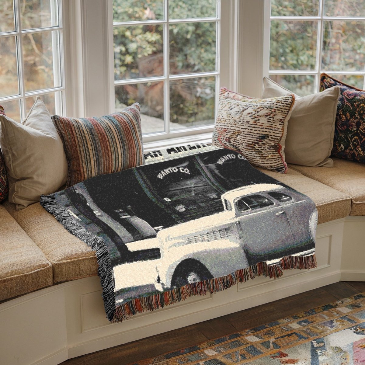 Vintage Americana | Woven Blanket - Woven Blanket - Piccolo Fiore Prints