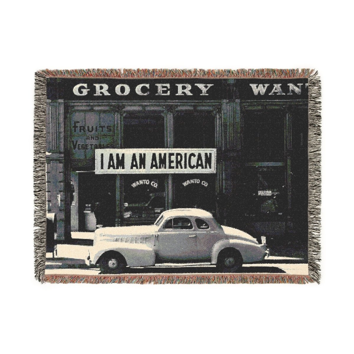 Vintage Americana | Woven Blanket - Woven Blanket - Piccolo Fiore Prints