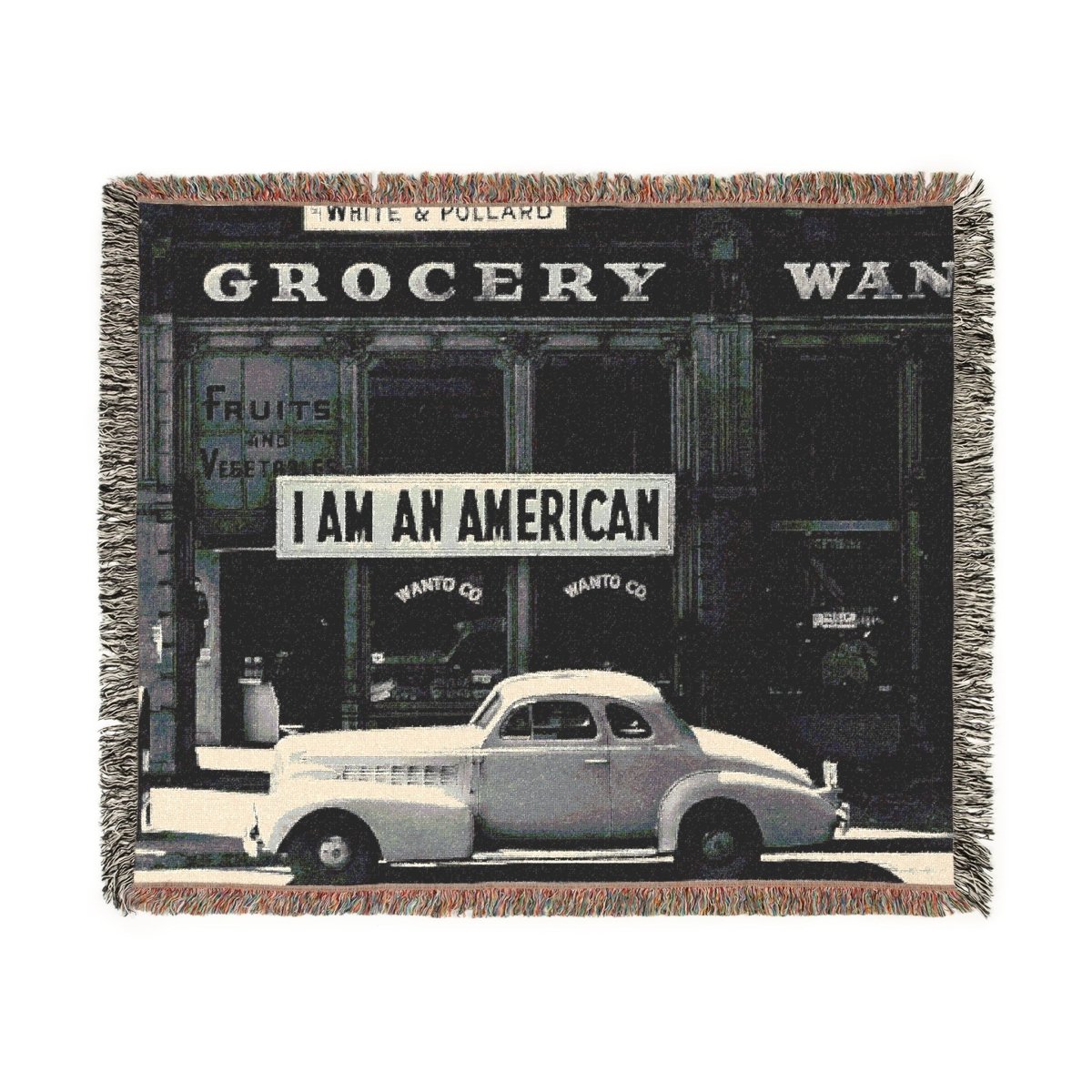 Vintage Americana | Woven Blanket - Woven Blanket - Piccolo Fiore Prints