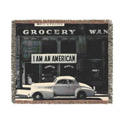 Vintage Americana | Woven Blanket - Woven Blanket - Piccolo Fiore Prints