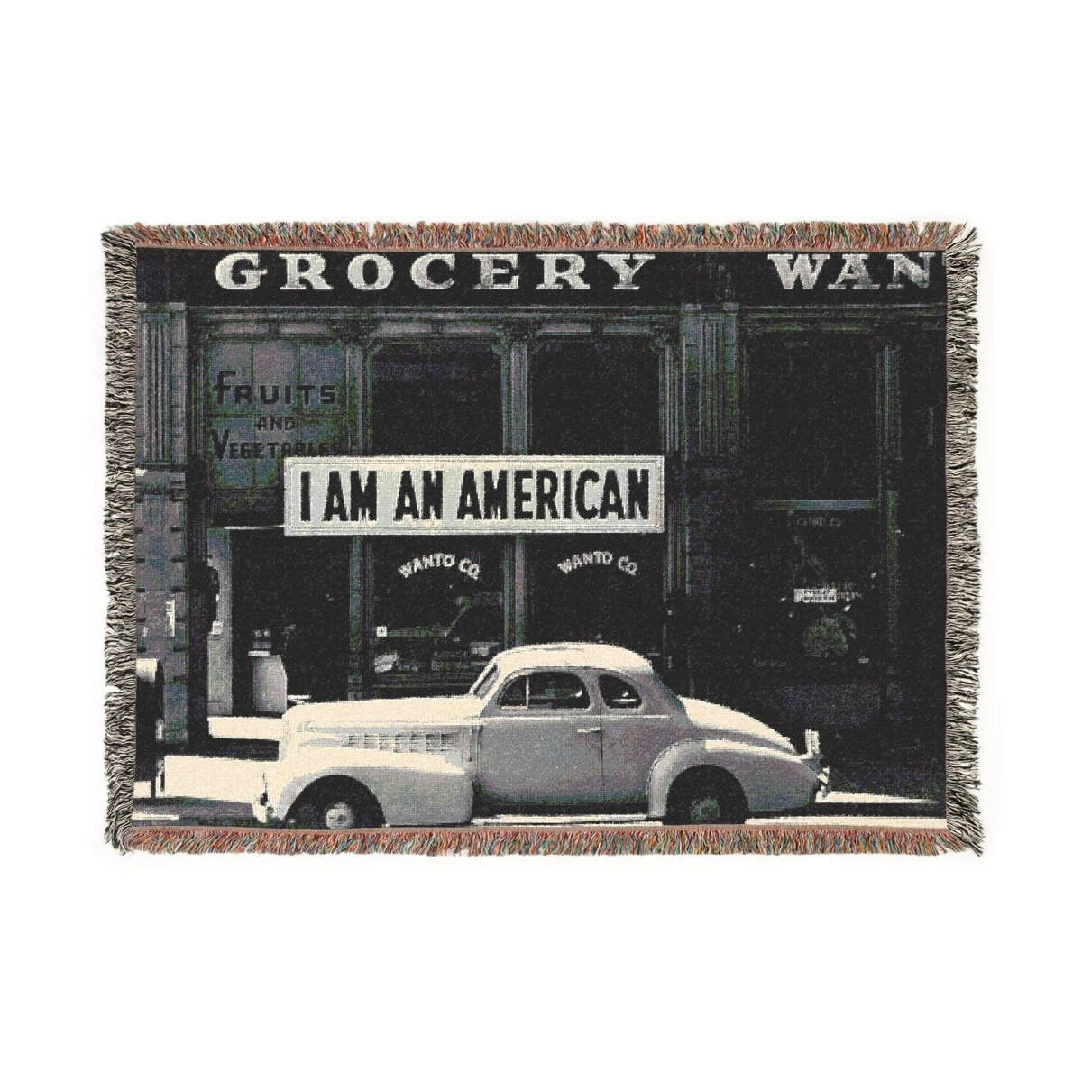 Vintage Americana | Woven Blanket - Woven Blanket - Piccolo Fiore Prints