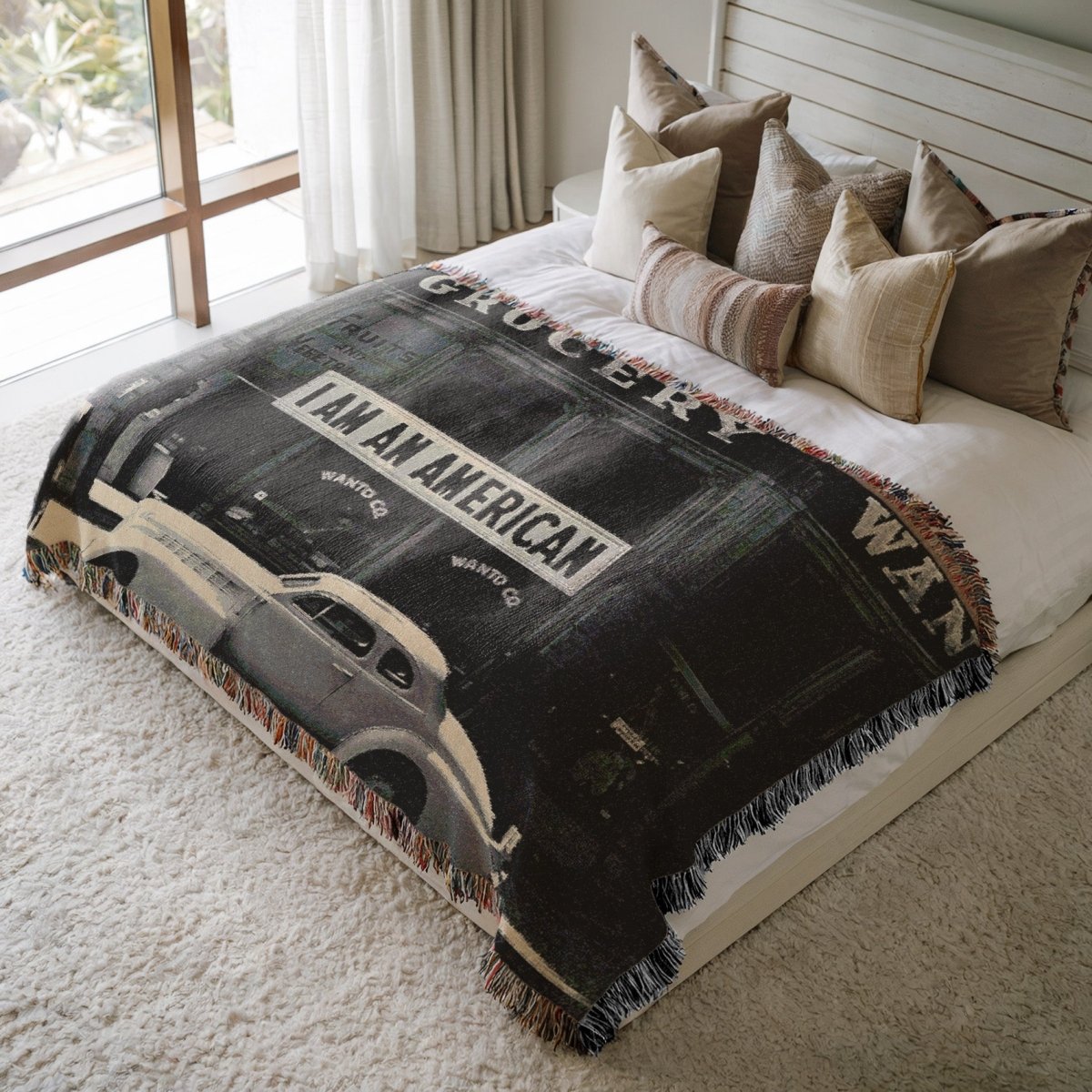 Vintage Americana | Woven Blanket - Woven Blanket - Piccolo Fiore Prints