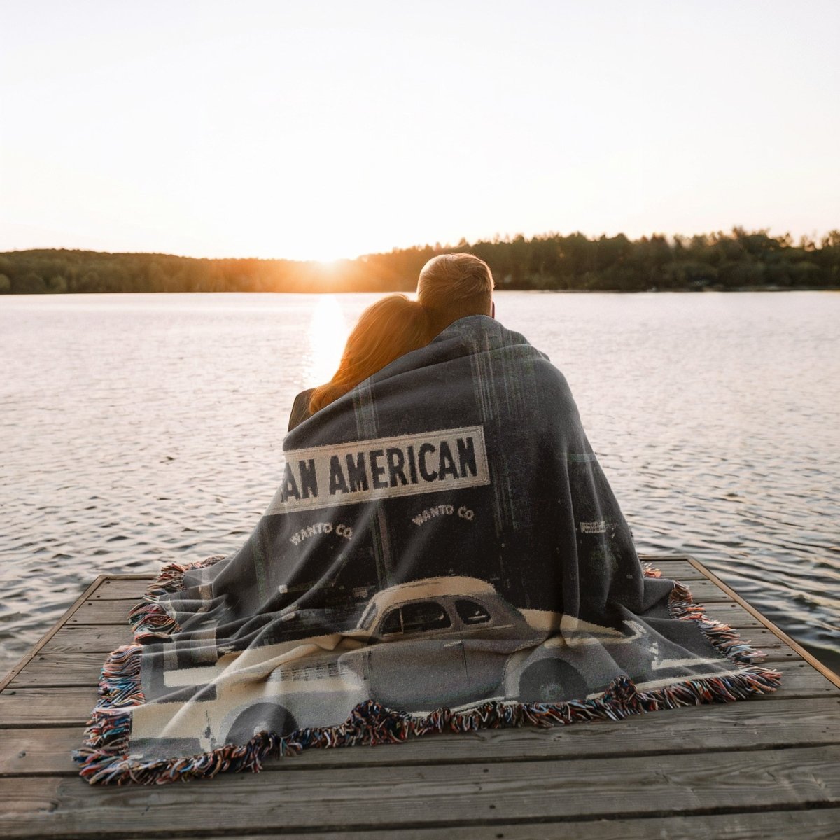 Vintage Americana | Woven Blanket - Woven Blanket - Piccolo Fiore Prints