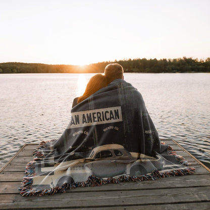 Vintage Americana | Woven Blanket - Woven Blanket - Piccolo Fiore Prints