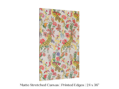 Vintage Floral Wallpaper Pattern | P145 - Single Art Prints - Piccolo Fiore Prints
