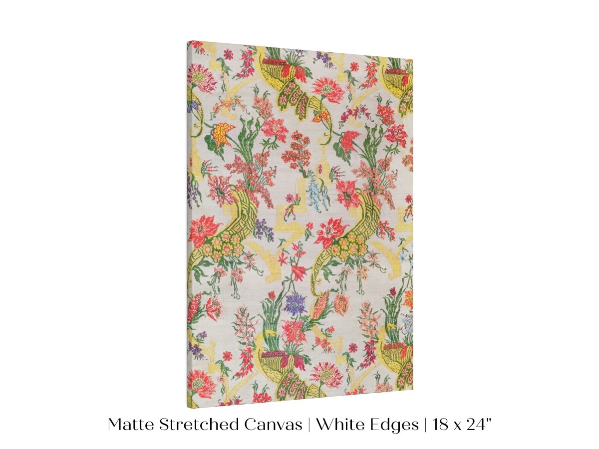 Vintage Floral Wallpaper Pattern | P145 - Single Art Prints - Piccolo Fiore Prints