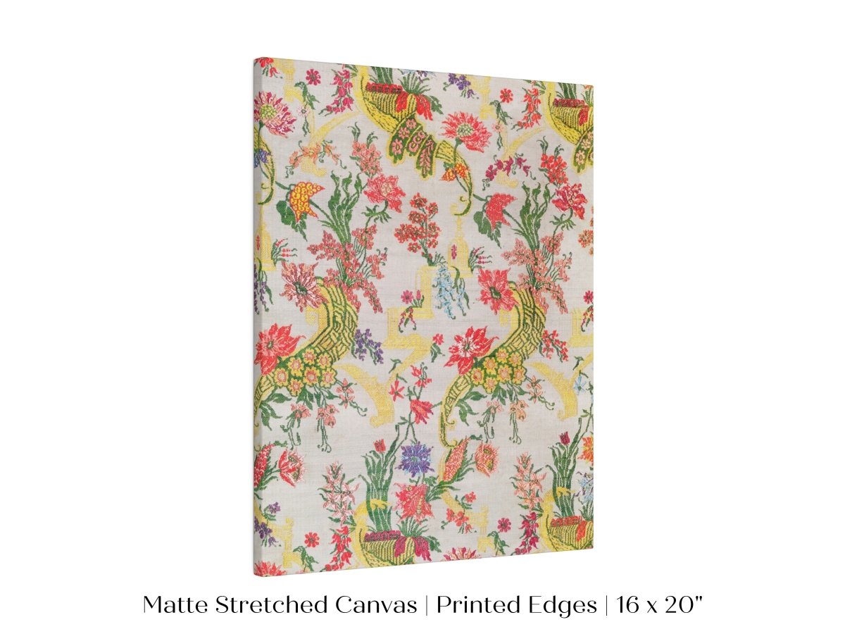 Vintage Floral Wallpaper Pattern | P145 - Single Art Prints - Piccolo Fiore Prints