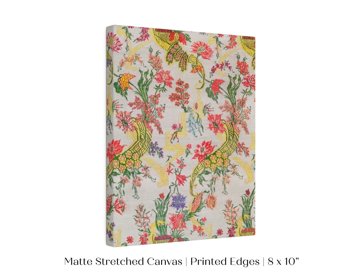 Vintage Floral Wallpaper Pattern | P145 - Single Art Prints - Piccolo Fiore Prints