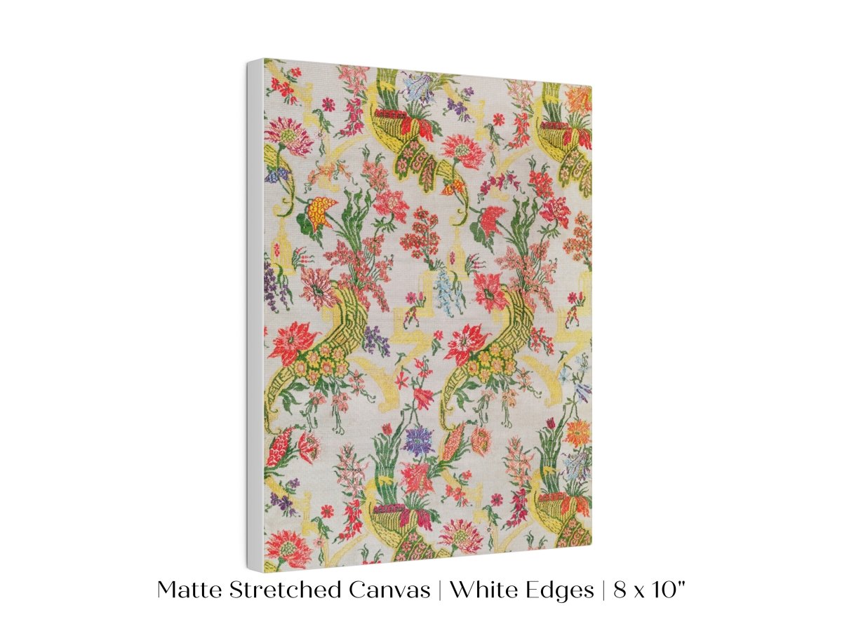 Vintage Floral Wallpaper Pattern | P145 - Single Art Prints - Piccolo Fiore Prints