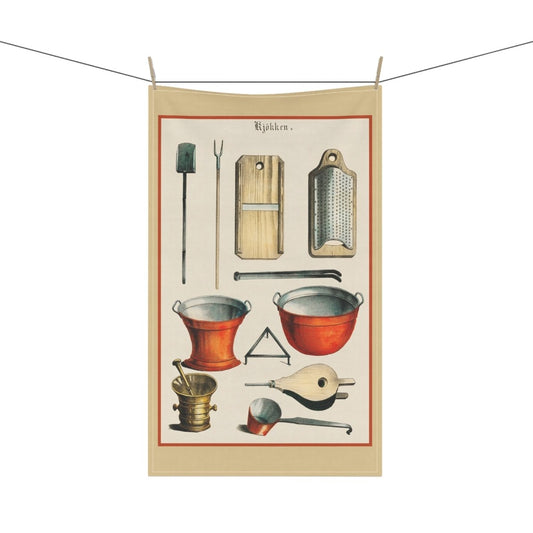 Vintage Kitchen Utensils | Tea Towel - Tea Towel - Piccolo Fiore Prints