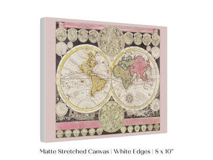 Vintage World Map | P162 - Single Art Prints - Piccolo Fiore Prints