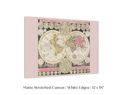 Vintage World Map | P162 - Single Art Prints - Piccolo Fiore Prints