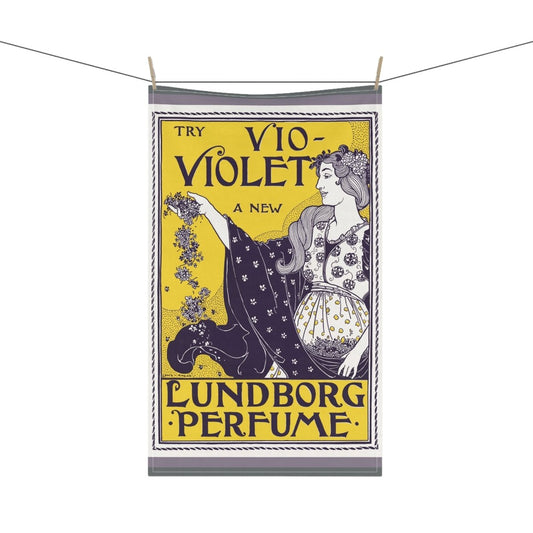 Vio - Violet Perfume | Tea Towel - Tea Towel - Piccolo Fiore Prints