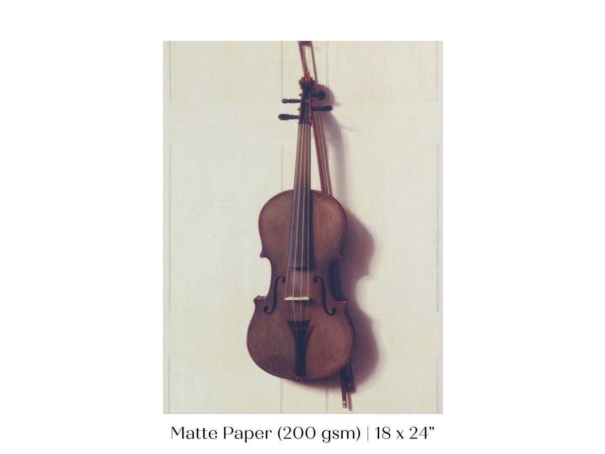 Violin and Bow | P404 - Single Art Prints - Piccolo Fiore Prints