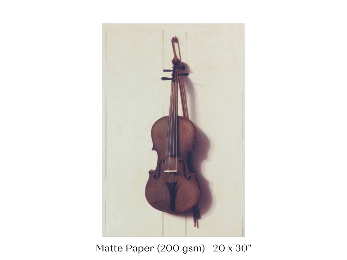 Violin and Bow | P404 - Single Art Prints - Piccolo Fiore Prints