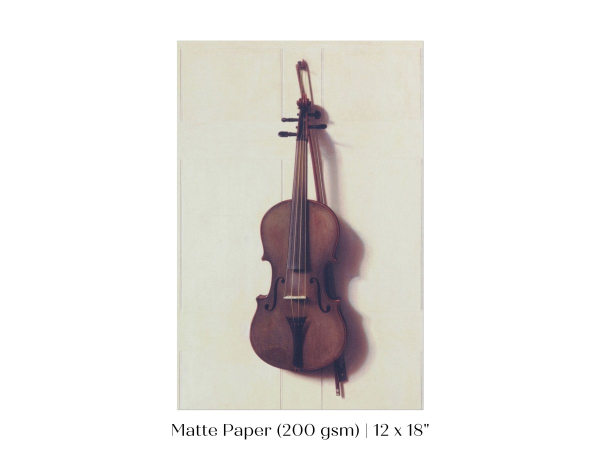 Violin and Bow | P404 - Single Art Prints - Piccolo Fiore Prints