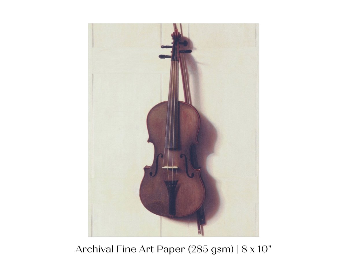 Violin and Bow | P404 - Single Art Prints - Piccolo Fiore Prints