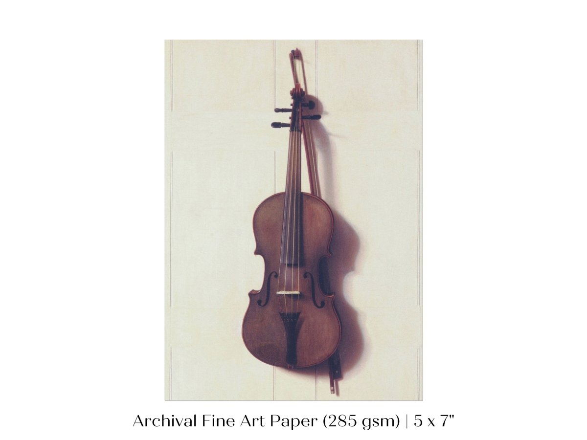 Violin and Bow | P404 - Single Art Prints - Piccolo Fiore Prints