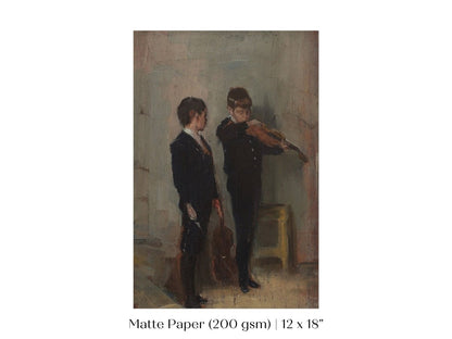 Violin Lesson | P420 - Single Art Prints - Piccolo Fiore Prints