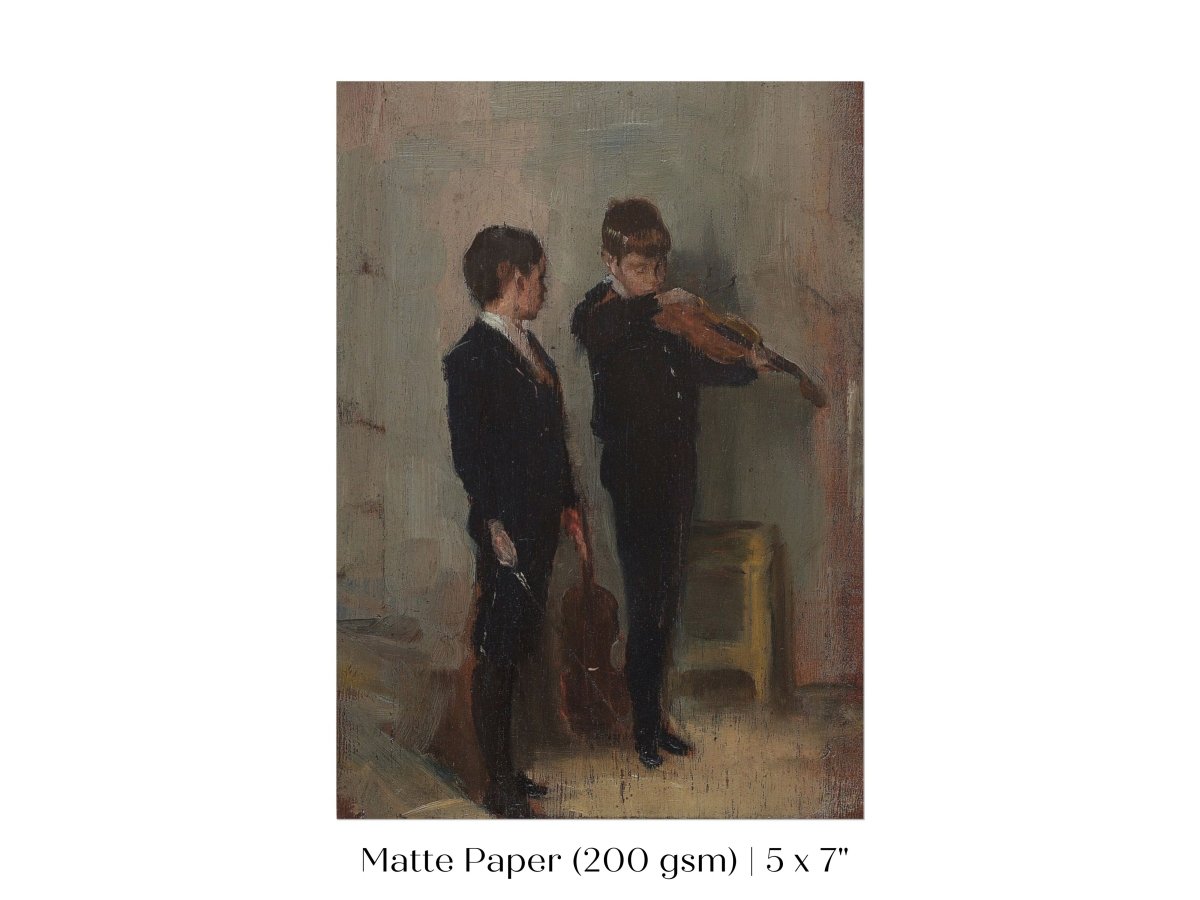 Violin Lesson | P420 - Single Art Prints - Piccolo Fiore Prints