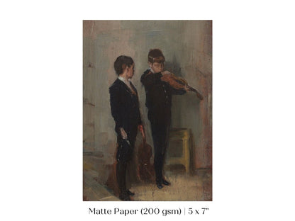 Violin Lesson | P420 - Single Art Prints - Piccolo Fiore Prints