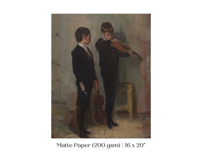 Violin Lesson | P420 - Single Art Prints - Piccolo Fiore Prints