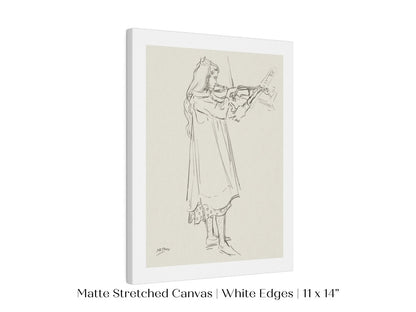 Violinist | P20 - Single Art Prints - Piccolo Fiore Prints