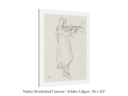 Violinist | P20 - Single Art Prints - Piccolo Fiore Prints