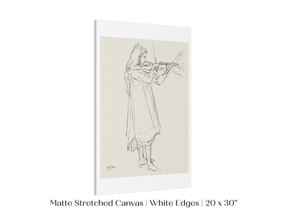 Violinist | P20 - Single Art Prints - Piccolo Fiore Prints