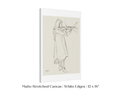 Violinist | P20 - Single Art Prints - Piccolo Fiore Prints