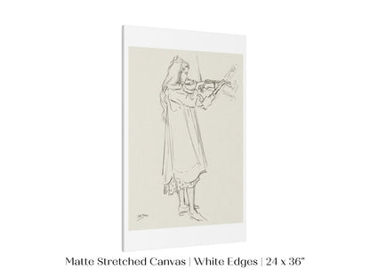 Violinist | P20 - Single Art Prints - Piccolo Fiore Prints