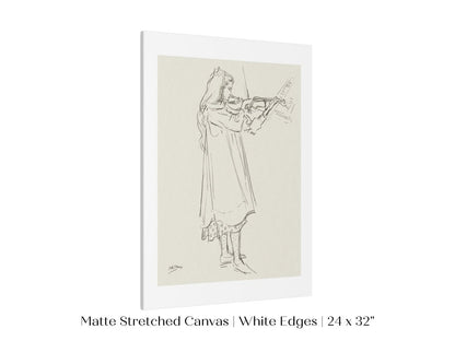 Violinist | P20 - Single Art Prints - Piccolo Fiore Prints
