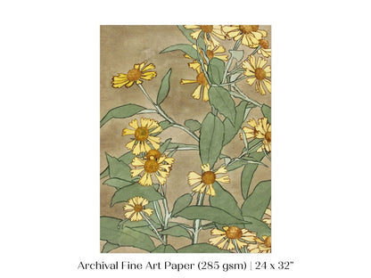 Watercolour Daisies | P286 - Single Art Prints - Piccolo Fiore Prints