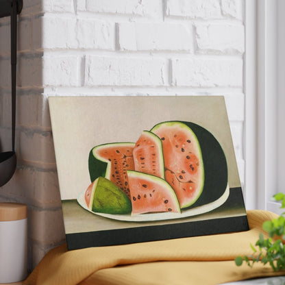 Watermelon | Glass Chopping Board - Glass Chopping Board - Piccolo Fiore Prints