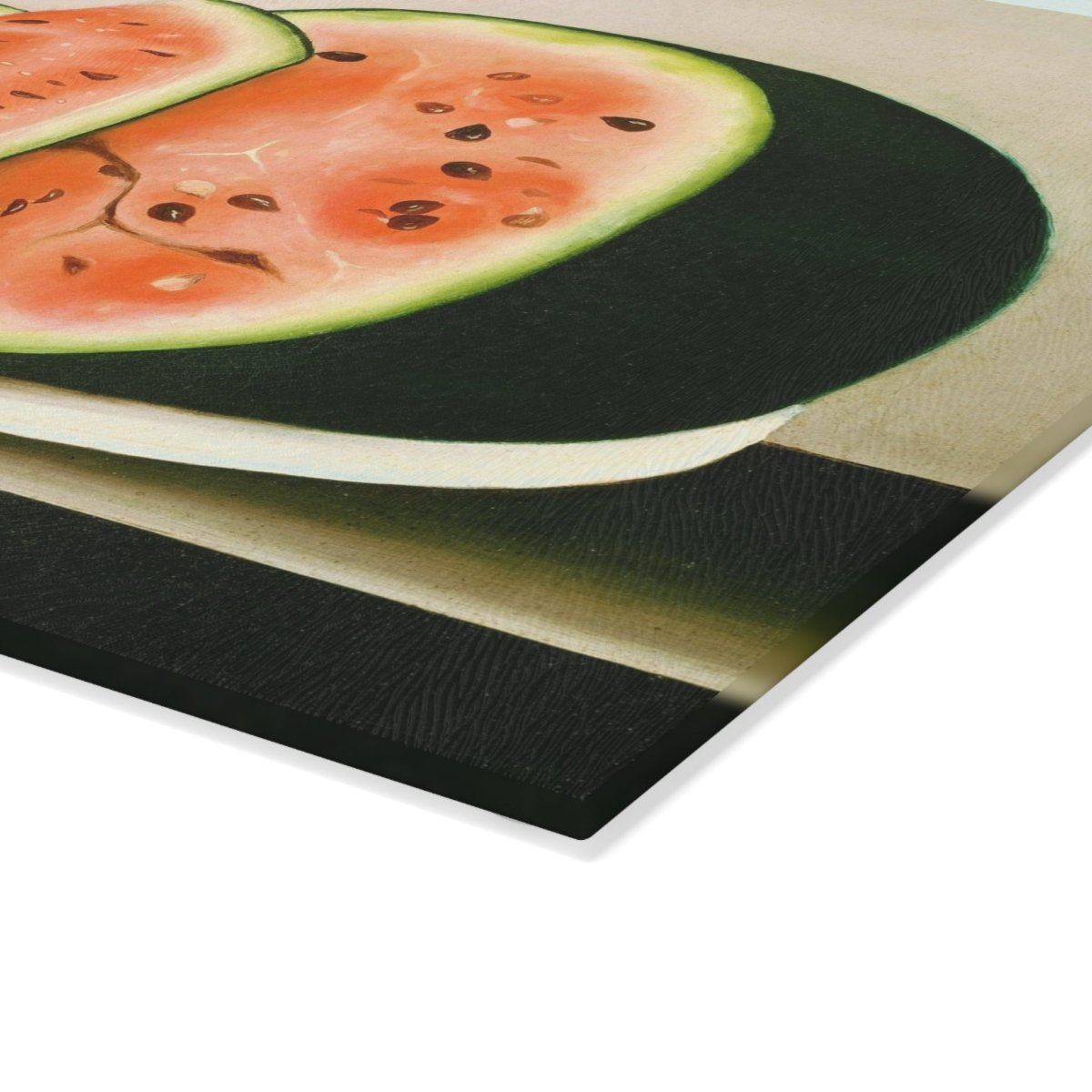 Watermelon | Glass Chopping Board - Glass Chopping Board - Piccolo Fiore Prints