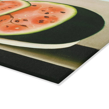 Watermelon | Glass Chopping Board - Glass Chopping Board - Piccolo Fiore Prints