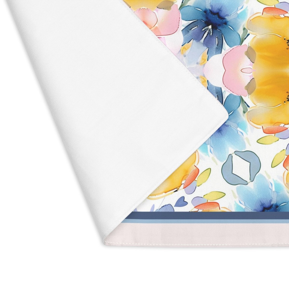 Wavy Blooms | Placemat - Cotton Twill Placemat - Piccolo Fiore Prints