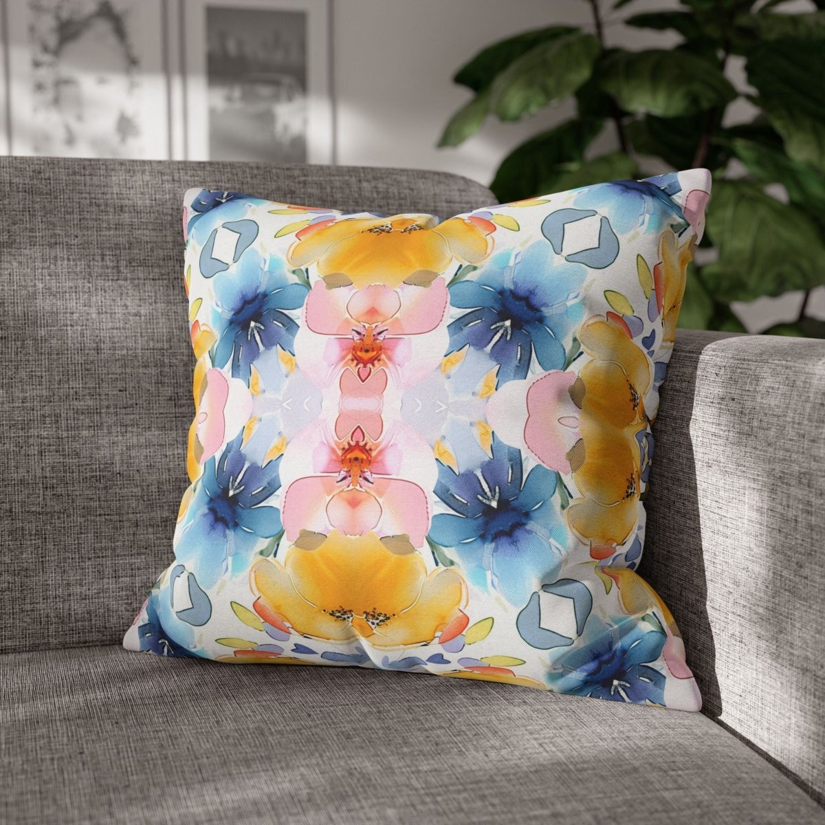 Wavy Blooms | Throw Pillow - Throw Pillow - Piccolo Fiore Prints