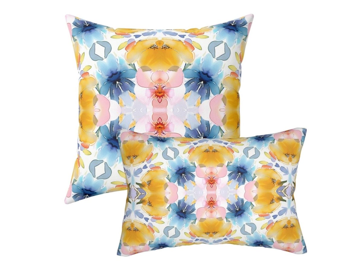 Wavy Blooms | Throw Pillow - Throw Pillow - Piccolo Fiore Prints