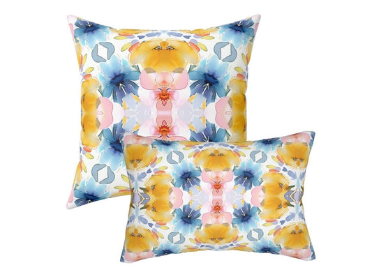 Wavy Blooms | Throw Pillow - Throw Pillow - Piccolo Fiore Prints