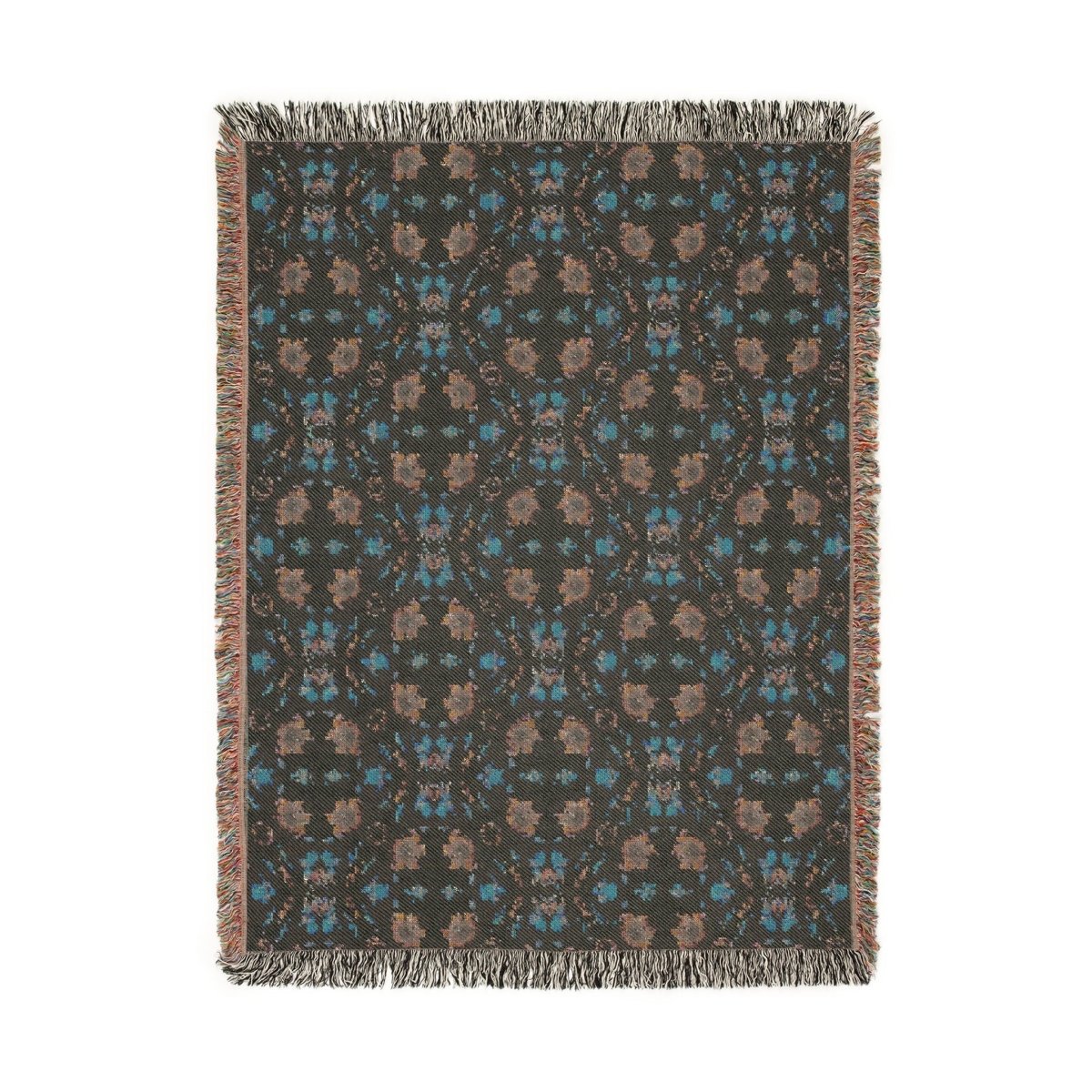 Wavy Blooms | Woven Blanket - Woven Blanket - Piccolo Fiore Prints