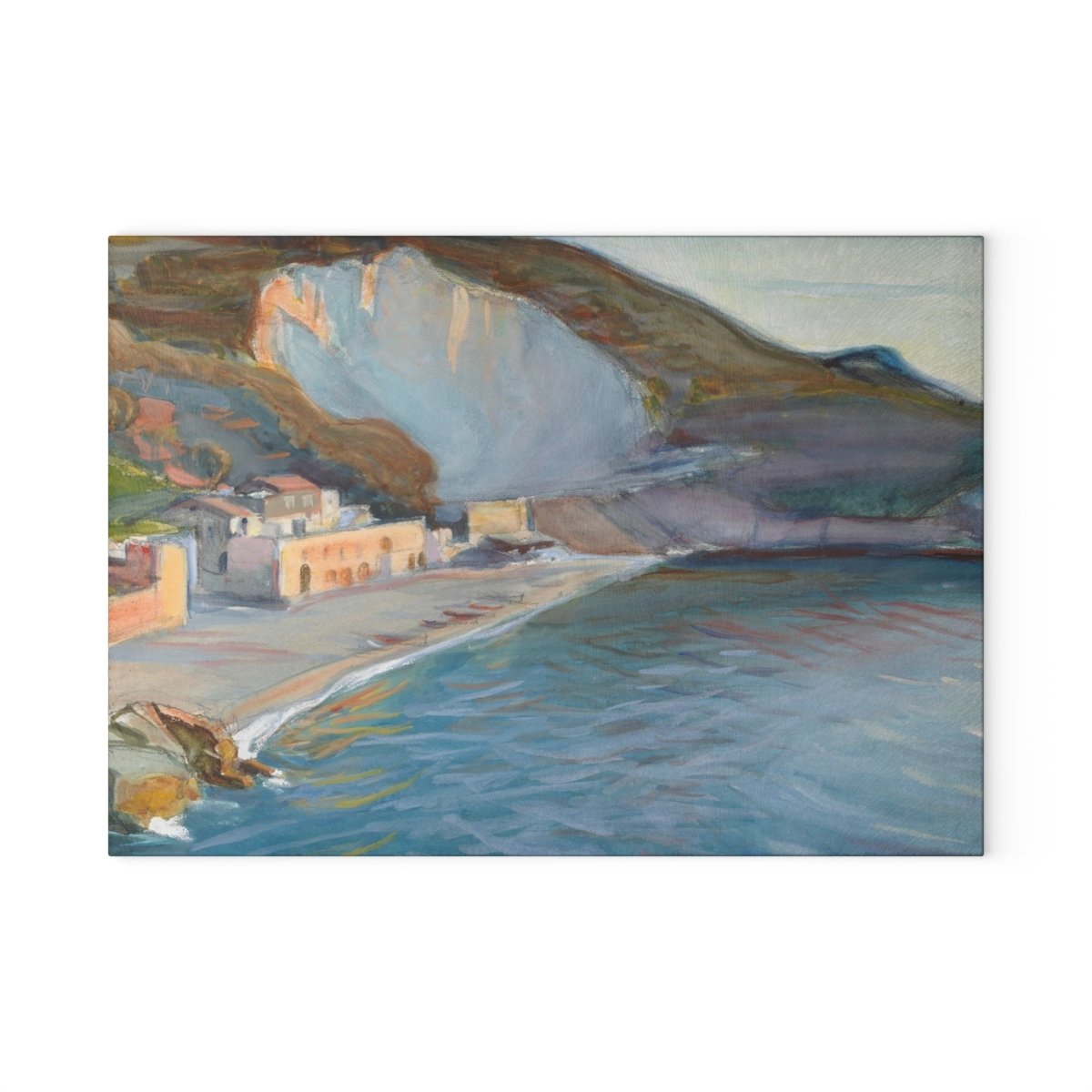 White Cliffs | Glass Chopping Board - Glass Chopping Board - Piccolo Fiore Prints