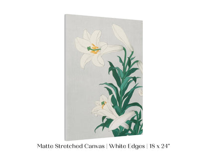 White Lilies | Vintage Japanese Art Print | P355 - Single Art Prints - Piccolo Fiore Prints