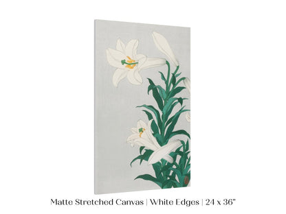 White Lilies | Vintage Japanese Art Print | P355 - Single Art Prints - Piccolo Fiore Prints