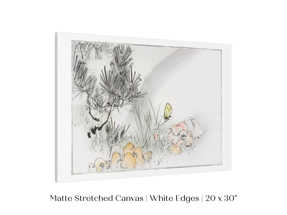 Wild Pine Tree | Vintage Japanese Art | P75 - Single Art Prints - Piccolo Fiore Prints