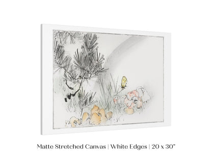 Wild Pine Tree | Vintage Japanese Art | P75 - Single Art Prints - Piccolo Fiore Prints